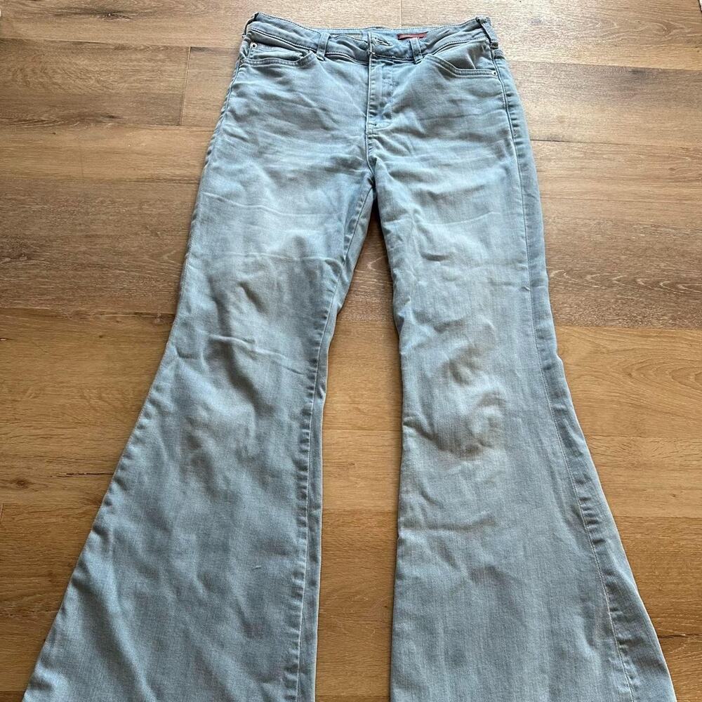 Pilcro light blue denim flare